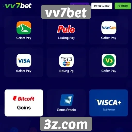 Métodos de pagamento disponíveis no vv7bet